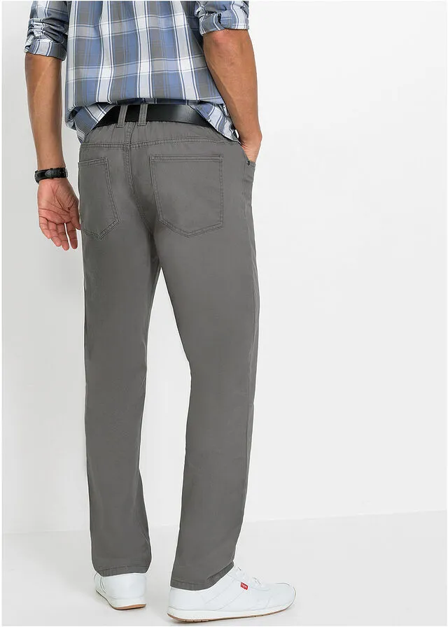 PANTALóN SIN CIERRE REGULAR FIT Y STRAIGHT (2 UNIDADES) AZUL MARINOCARBóN